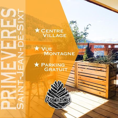 Appt Primeveres - Centre Village, Vue Montagne - Aravistour Saint-Jean-de-Sixt Bagian luar foto
