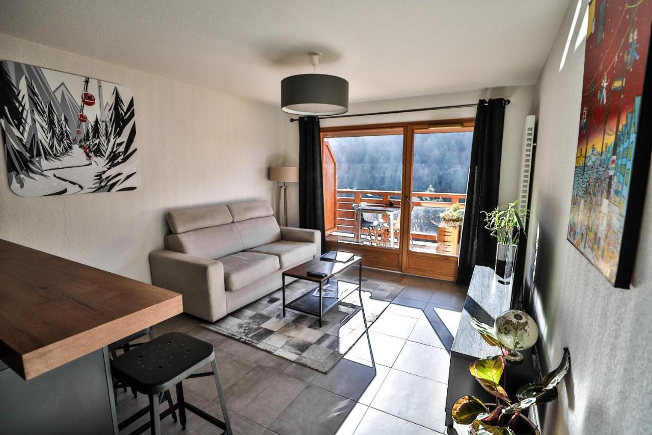 Appt Primeveres - Centre Village, Vue Montagne - Aravistour Saint-Jean-de-Sixt Bagian luar foto