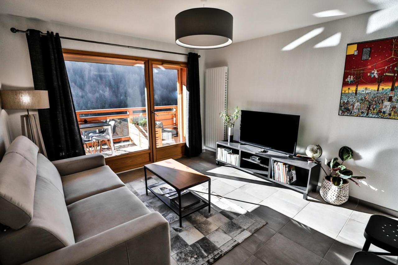 Appt Primeveres - Centre Village, Vue Montagne - Aravistour Saint-Jean-de-Sixt Bagian luar foto