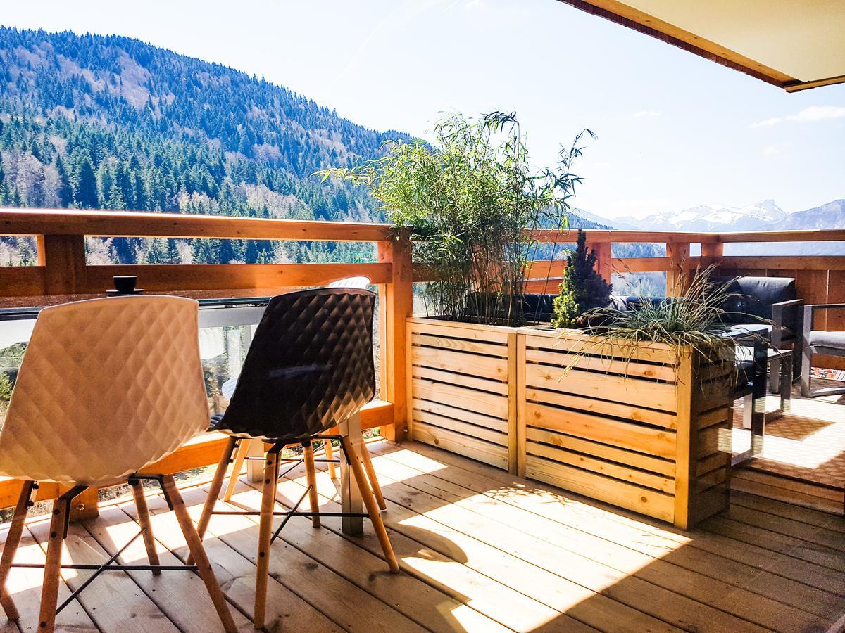 Appt Primeveres - Centre Village, Vue Montagne - Aravistour Saint-Jean-de-Sixt Bagian luar foto